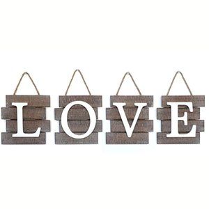 Rustic Lettered Hanging Sign